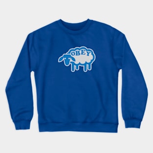 Obey Sheep Blue Crewneck Sweatshirt